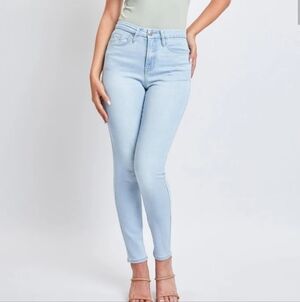 Light Blue Skinny Jeans for Women